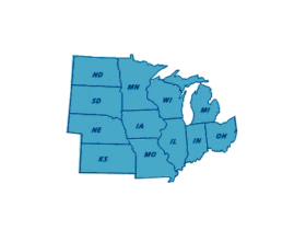 Mid-Western Map
